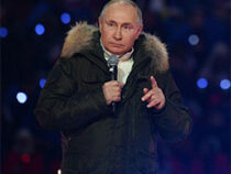 Владимир Путин выступил на праздничном мероприятии в Лужниках