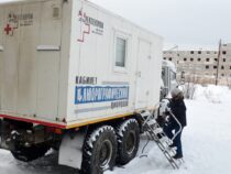 Вторую неделю в Алапаевске работает передвижной флюорограф Свердловского областного противотуберкулёзного диспансера